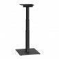 Mobile Preview: ergon mono Akku Mini Tischgestell elektrisch höhenverstellbarer Schreibtisch für Home Office Gestellfarbe schwarz mit Halterung für Akku