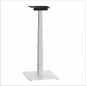 Mobile Preview: ergon mono Akku Mini Tischgestell elektrisch höhenverstellbarer Schreibtisch für Home Office Gestellfarbe weiss mit Halterung für Akku