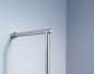 Preview: Lina T Edelstahl Wandgarderobe mit 1 Teleskopstange hier Detailbild Eingeschoben zusätzlich für mehr Kleiderbügel D-Tec bei Buero-Ideen.de Büro-GOERTZ Darmstadt