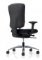 Preview: Köhl Multiplo 4700 Bürodrehstuhl schwarz Fußgestell poliert mit Armlehnen mit hoher Rückenlehne  Rückansicht bei Büro-Goertz und Buero-Ideen.de