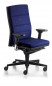 Preview: sedus mr. 24 Chefsessel Schwerlaststuhl bis 200 kg belastbar hier: ohne Kopfstütze hier mit ESD-Bezug elektrostatisch ableitfähig ESD-Ausührung- electrostatic discharge office-chair