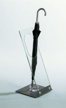 Thor Schirmständer Edelstahl und Glas - D-tec 634-k1