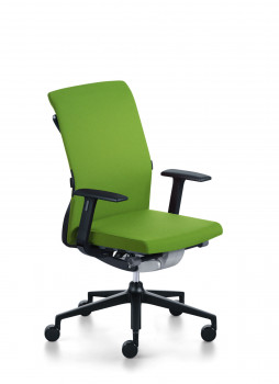 Preview: Sedus crossline Drehsessel cn-100 Frontseite Fußkreuz schwarz Büro-Goertz Darmstadt