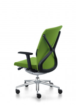 Sedus crossline Drehsessel cn-100 Fußkreuz Alu poliert Rückseite mit Stützkreuz Büro-Goertz Darmstadt