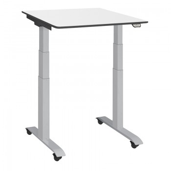 ergon mini ProFit, Tischgestell elektrisch höhenverstellbar von 63-128 cm, auf Rollen oder Gleiter, weiß, silber, schwarz, anthrazit officeplus