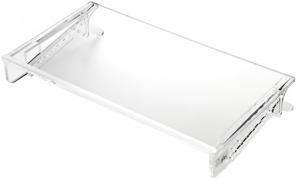 Tranaparentes Pult für Schreibtisch für gerade Blickachse Tastatur Vorlage Monitor