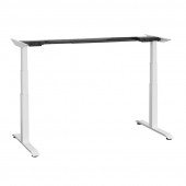elektrisch höhenverstellbarer Schreibtisch Tischgestell ergon Akku ohne Tischplatte Gestellfarbe weiß