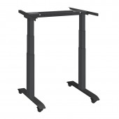 ergon mini Profit, Tischgestell 80 cm breit, elektrisch höhenverstellbar von 63-128 cm, auf Rollen oder Gleiter, von officeplus, verschiedene Farben